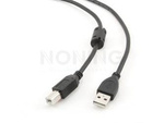 KABEL USB-A(M)->USB-B(M) 2.0 1.8 M CZARNY GEMBIRD
