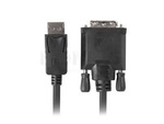 Kabel Displayport(M) V1.2->Dvi-D(M)(24+1) 1.8m Czarny Dual Link Lanberg