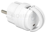 USB CHARGER NAVILOCK 2X USB 2.1A 100-240V WHITE MINI SIZE