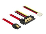SATA DATA III (6 GB/S) 22 PIN(F)->SATA 7 PIN(F) + FLOPPY 4 PIN(F) CABLE 30CM 5V DELOCK