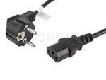 CEE 7/7->IEC 320 C13 POWER CORD 1.8M VDE BLACK LANBERG