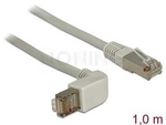 PATCHCORD CAT.6A SSTP 1M ANGLED LS0H COPPER GREY DELOCK