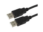 USB-A M/M 2.0 CABLE 1.8M BLACK GEMBIRD