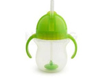MUNCHKIN CLICK LOCK TIP & SIP FLEXI-STRAW CUP - 7OZ/207ML GREEN