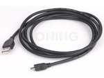 USB MICRO-B(M)->USB-A(M) 2.0 CABLE 1.8M BLACK GEMBIRD