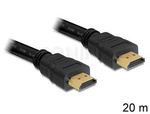 HDMI M/M V1.4 CABLE 20M BLACK DELOCK