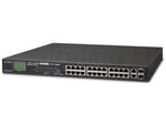 Switch Planet Fgsw-2622vhp 24x 100base-Tx Poe/2x Gigabit Tp/Sfp Fast Ethernet + Ekran Lcd