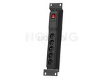 SURGE PROTECTION ARMAC B5 RACK 19" IEC C14 BLACK 1.5M (5 OUTLETS)