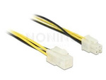 CPU P4 4 PIN M/F CABLE 30CM DELOCK