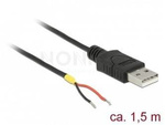 DELOCK CABLE USB 2.0 AM -> 2 X OPEN WIRES POWER 1.5M RASPBERRY PI