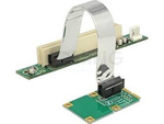 DELOCK RISER CARD MINI PCI EXPRESS > 1 X PCI WITH FLEXIBLE CABLE 13 CM LEFT INSERTION