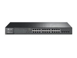 T1600G-28PS (TL-SG2424P) Przełącznik Smart JetStream, 24 gigabitowe porty PoE+, 4 sloty SFP