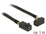 DELOCK CABLE MINI SAS HD SFF-8644 > MINI SAS SFF-8643 1 M ANGLED