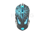 GAMING MOUSE FURY GLADIATOR OPTICAL 3200DPI ILLUMINATED BLACK