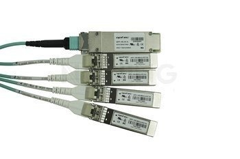 QSFP+ OPTEC, 40G, AOC, 2M Active Optical Cable to 4xSFP+