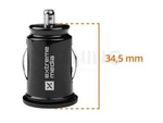 CAR CHARGER NATEC EXTREME MEDIA 12V-24V› 2XUSB 5V/2.1A MINI BLACK