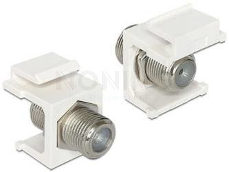 Moduł Keystone Gniazdo F(F)->F(F) Do Puszki Montażowej Delock