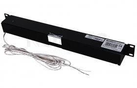 Panel oświetleniowy LED 1U 24V DC z czujnikiem do szaf Rack 19'' + śruby M6