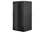 Szafa Instalacyjna Rack Wisząca 19" 27u 600x600 Czarna Lanberg (Flat Pack)