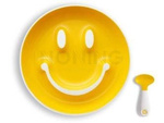Munchkin Talerzyk Treningowy I Łyżeczka Smile Mix