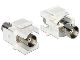 KEYSTONE MODULE BNC FEMALE > BNC FEMALE DELOCK