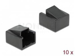 Osłonka Na Wtyk Sieciowy - Dust Cover Czarny Delock (10 Pack)