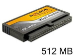 IDE FLASH MODULE 44PIN DELOCK 512MB VERTICAL