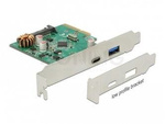Karta Pci Express X4->Usb-A 3.1+Usb Type-C 3.1 Delock
