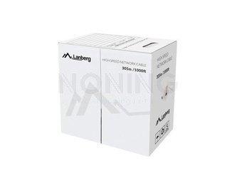 LAN CABLE UTP CAT.5E 305M BLUE SOLID CU FLUKE LANBERG