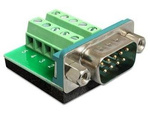 ADAPTOR TERMINAL BLOCK (9PIN)->DB9 COM(M) DELOCK