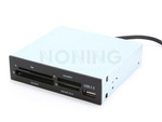 USB 2.0 INTERNAL CF/MD/SM/MS/SD/MMC/XD CARD READER/WRITER, BLACK COLOR