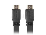 HDMI M/M V2.0 CABLE 3M BLACK 4K FLAT LANBERG