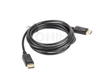 DISPLAYPORT M/M CABLE 3M 4K BLACK LANBERG CA-DPDP-10CC-0030-BK