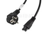 Kabel Zasilający Laptop (Miki) Cee 7/7->Iec 320 C5 3m Vde Czarny Lanberg