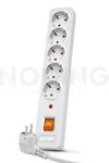 SURGE PROTECTOR ACAR X5 5M GREY SCHUKO