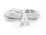 TC6P4C-3M TELEPHONE CORD 6P4C 3 METERS