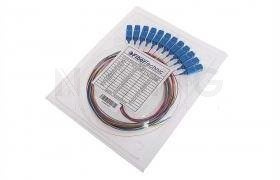 12 x Pigtail FIBERTECHNIC SC/UPC SM G.657A2 2M 12 kolorów blister