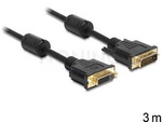 DELOCK EXTENSION CABLE DVI 24+1 MALE > FEMALE 3 M