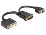 DELOCK ADAPTER DMS-59 MALE > DVI 24+5 FEMALE + VGA FEMALE 20 CM