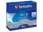 BD-R VERBATIM 25GB X6 (5 JEWEL CASE)