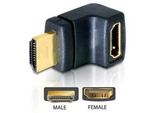 DELOCK ADAPTER HDMI MALE > HDMI FEMALE 90° UP