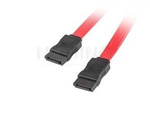 SATA DATA III (6GB/S) F/F CABLE  70CM RED LANBERG