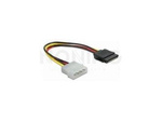 Kabel Zasilający Wewnętrzny Molex(M)->Sata(F) 12cm Delock