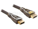 DISPLAYPORT M/M CABLE 2M 4K PREMIUM DELOCK