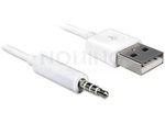 Kabel Do Apple Audio Usb-A(M)->Jack(M) 3.5mm Do Ipod Shuffle 1m Delock