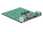 Adapter Usb-B 3.1/Sata->M.2 Key B+M / Msata (Opcjonalne Zasialnie Usb-B 3.0) Delock