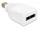 DELOCK ADAPTER MINI DISPLAYPORT 1.2 MALE > DISPLAYPORT FEMALE WHITE