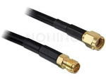 ANTENNA CABLE RP-SMA M/F 2M LOW LOSS DELOCK
