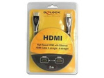 Kabel Hdmi M/M V1.4 2m Antracyt Premium Sznur Delock
