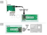 DELOCK CONVERTER SATA 22 PIN / SFF-8643 NVME > 1 X M.2 NGFF KEY M